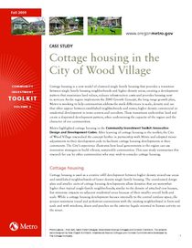 Wood Village case study