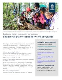 2023 Community-led Grants flyer