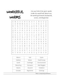 Worms word search