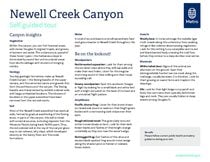 Newell Creek self-guided tour