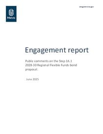 RFFA Step 1 public comment report