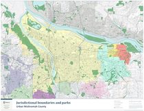 Jurisdictional boundaries and parks: Urban Multnomah County