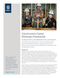 Case study: Construction Career Pathways Framework