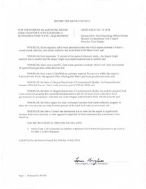 Ordinance no. 18-1418 Establishing a Business Food Waste Requirement