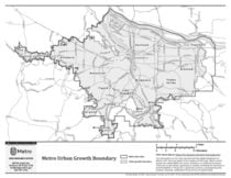 Metro Urban Growth Boundary - B&W