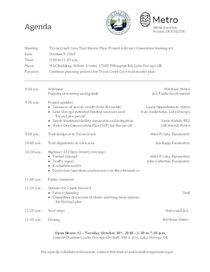 Advisory Committee 10-8-18 meeting agenda and summary