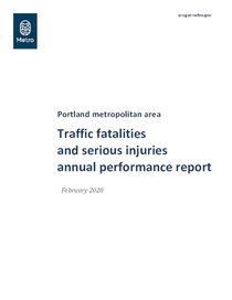 2014-18 Traffic fatalities and serious injuries annual performance report 