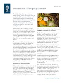 Commercial food scraps policy overview
