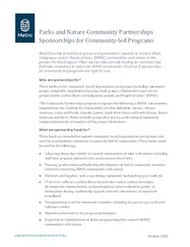 2022 Community-led sponsorships fact sheet