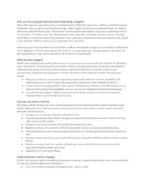 Overview of updated draft of administrative rules