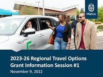 Regional Travel Options 2023-26 grants info session #1 slides