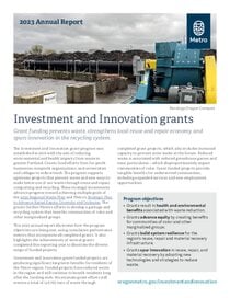 2023 Investment and Innovation Program Annual Report