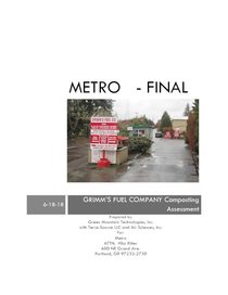 Grimm's Fuel Company Composting Assessment (86 pages)