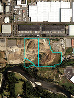 A satellite image of property that could be the future Metro South transfer center