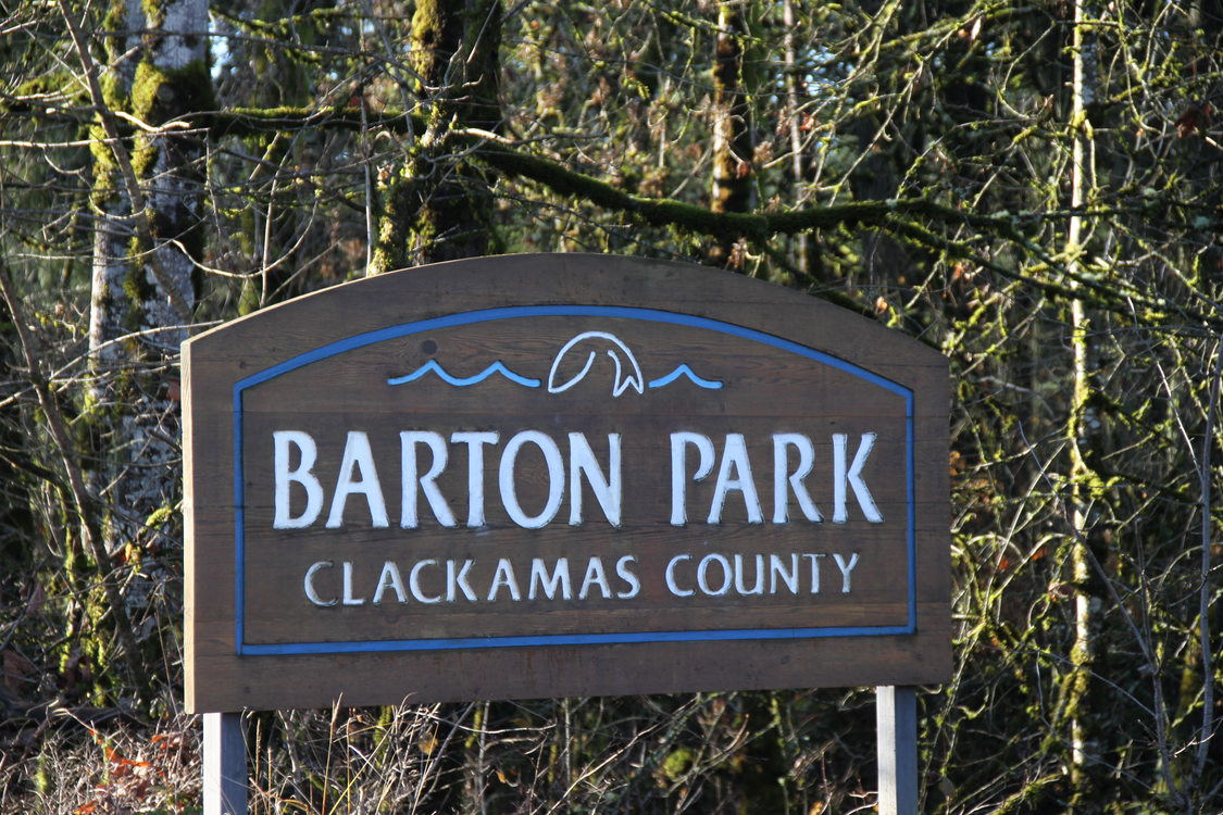 a photo of the Barton Park entrance sign