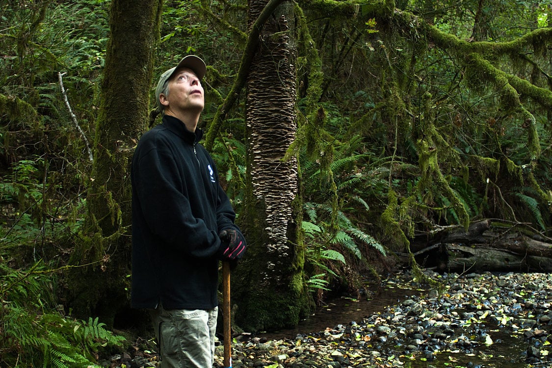 photo of Metro ranger Adam Stellmacher at Newell Creek Canyon