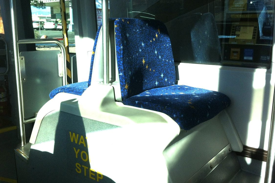 BRT Vegas seats on wheel wells