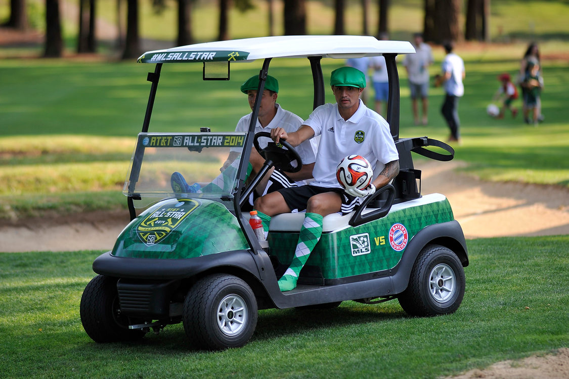 Tim Cahill and Matt Besler