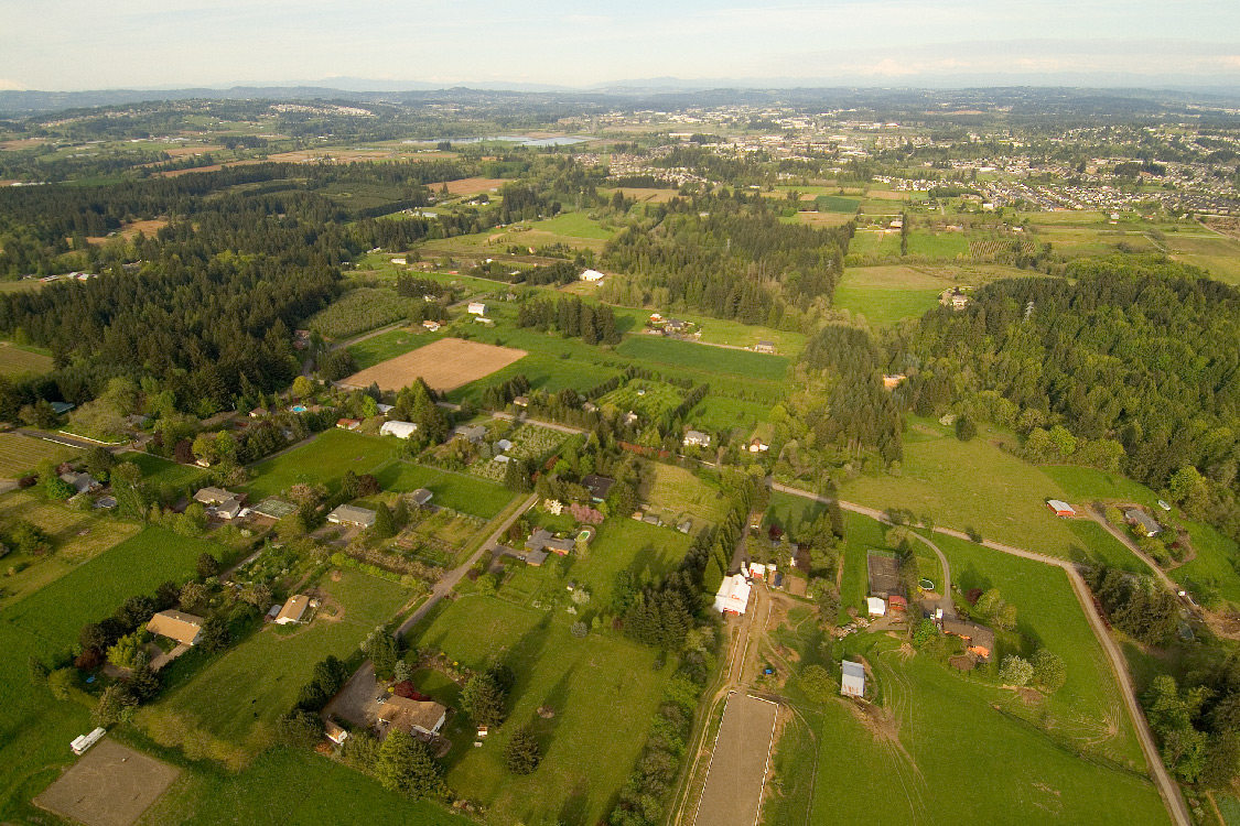 Tualatin Valley aerial image