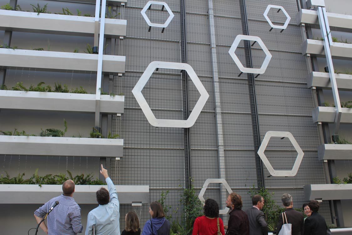 photo of Expo green wall