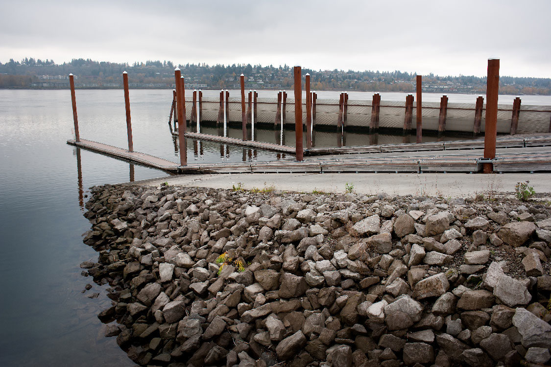 Gleason boat ramp at the Columbia River