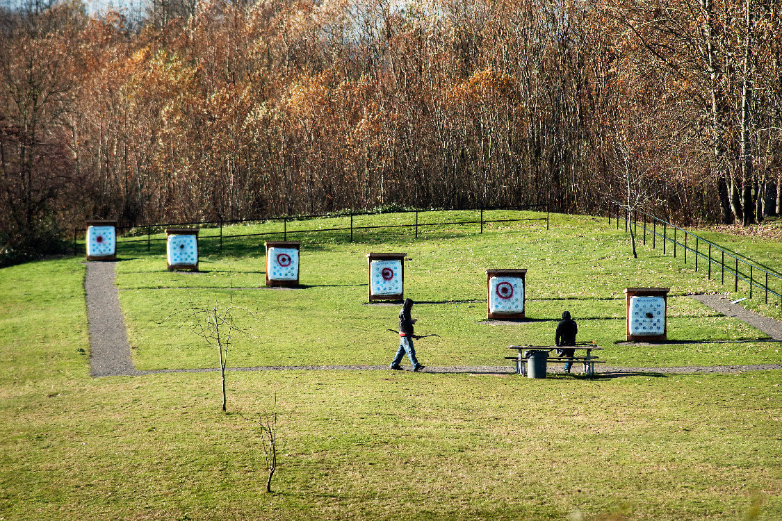 archery range at chinook landing marine park