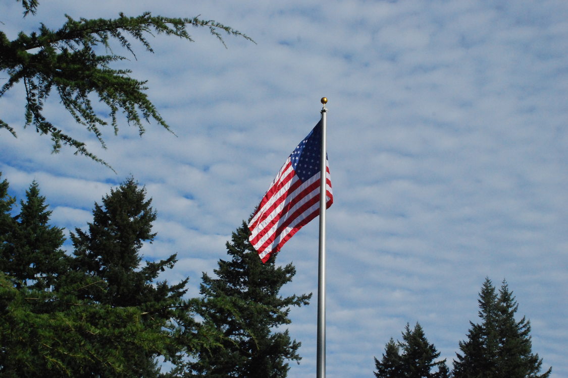 photo of American flag