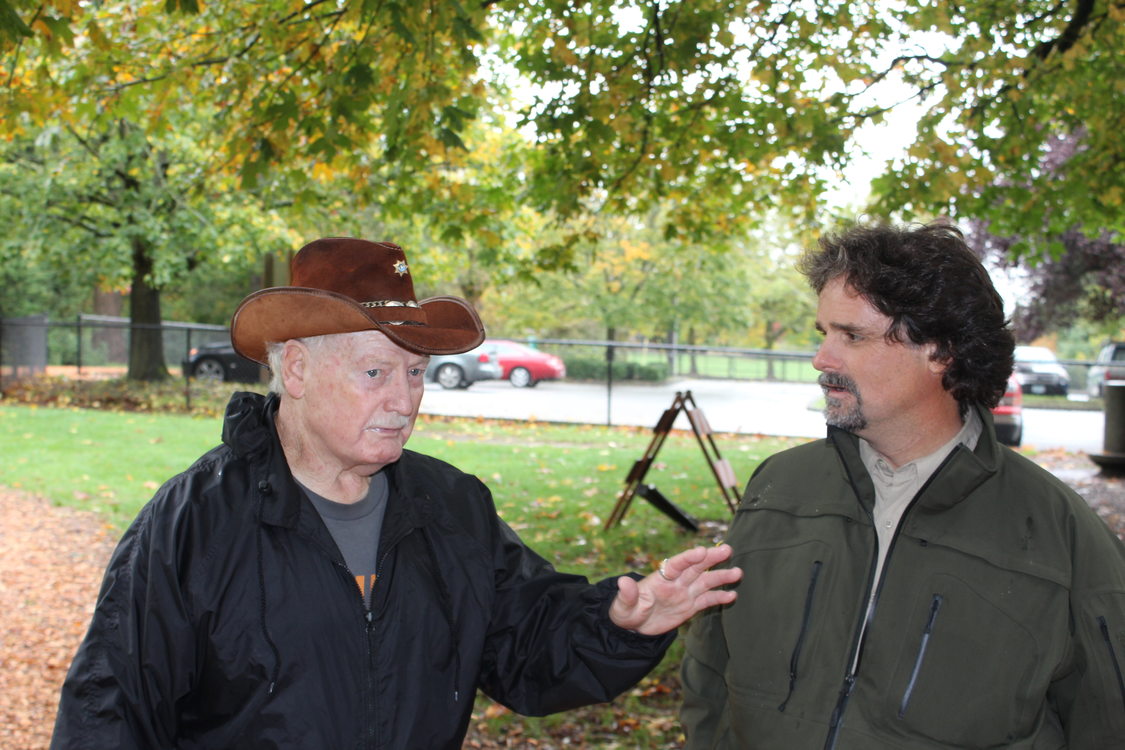 photo of Lloyd Daniels and Jim Caudell