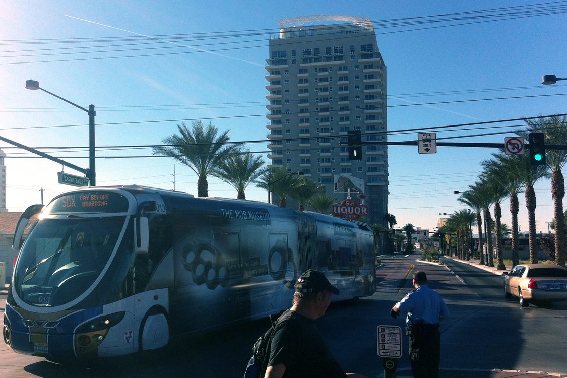 SDX BRT bus in Las Vegas