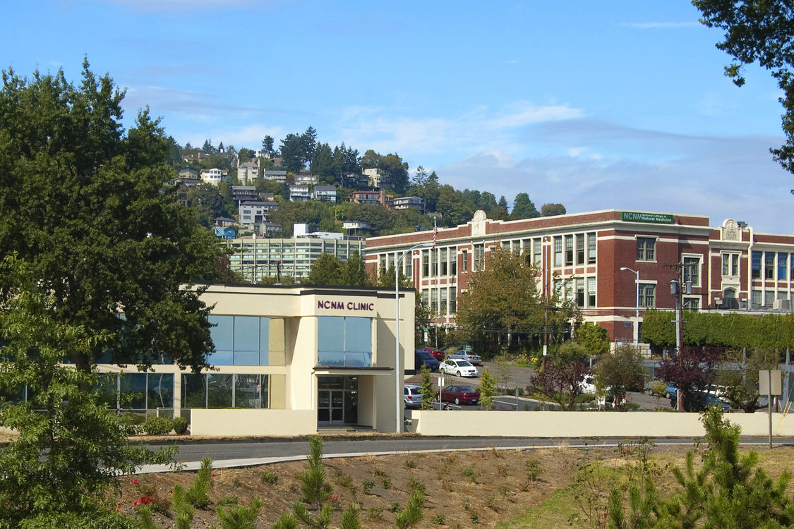 A view of NCNM Clinic and Academic Building