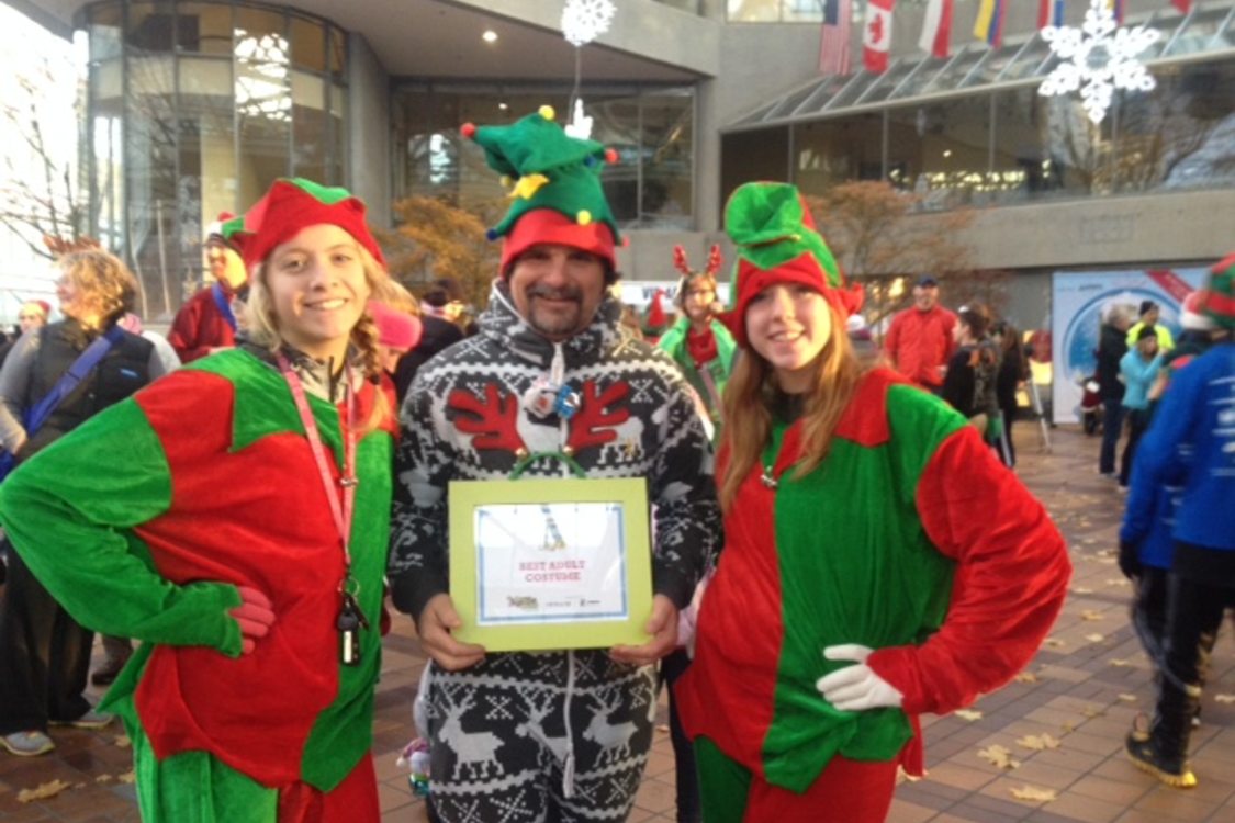 photo of park ranger Jim Caudell in a onesie from Greenland