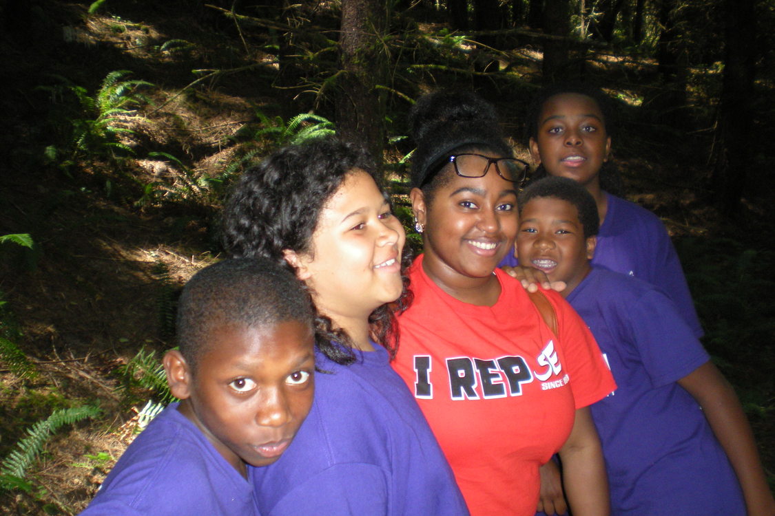 photo of Self Enhancement, Inc. students exploring nature