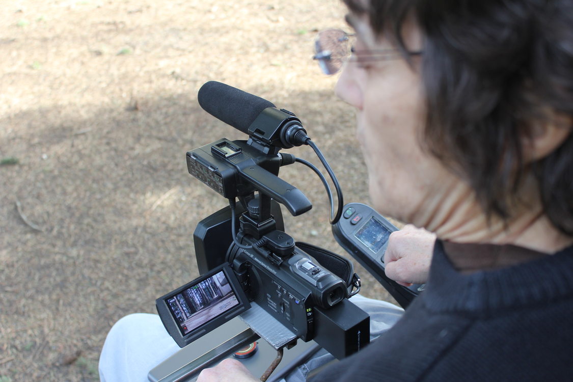 photo of Georgena Moran videocamera