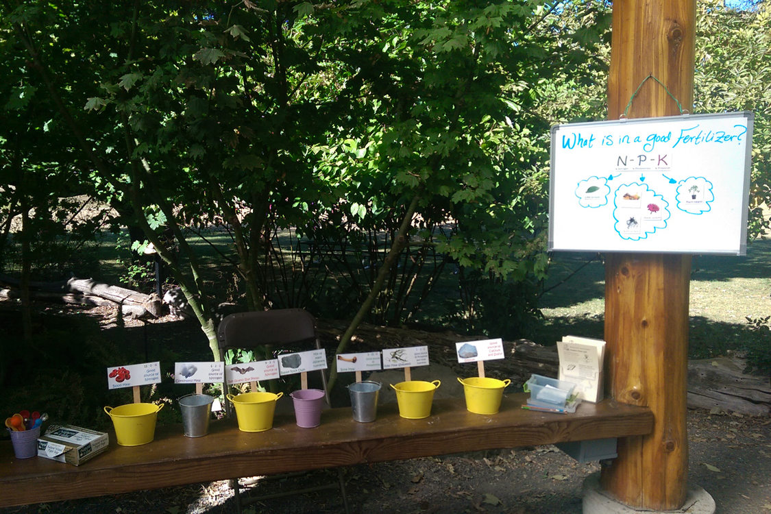 Family gardening at the Blue Lake Regional Park Discovery Garden