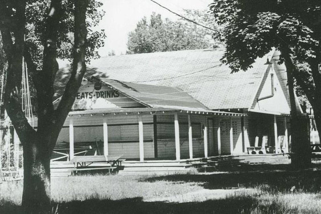 photo of blue lake dance hall