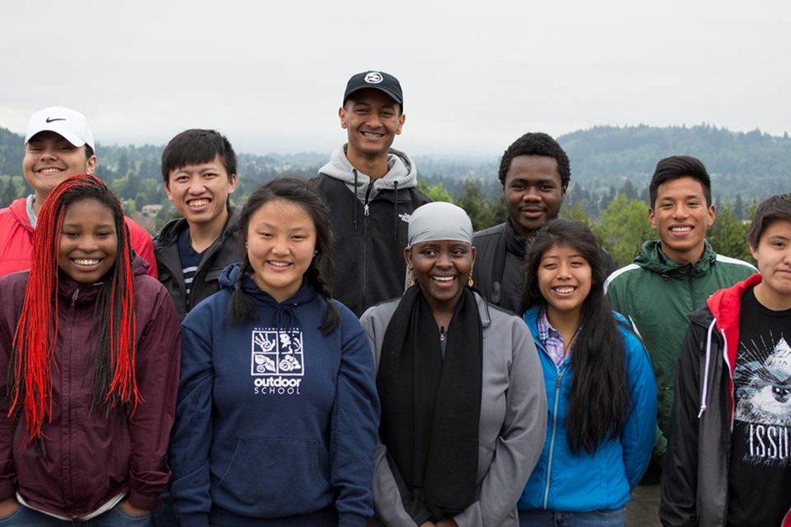 youth leaders from the Audubon TALON group