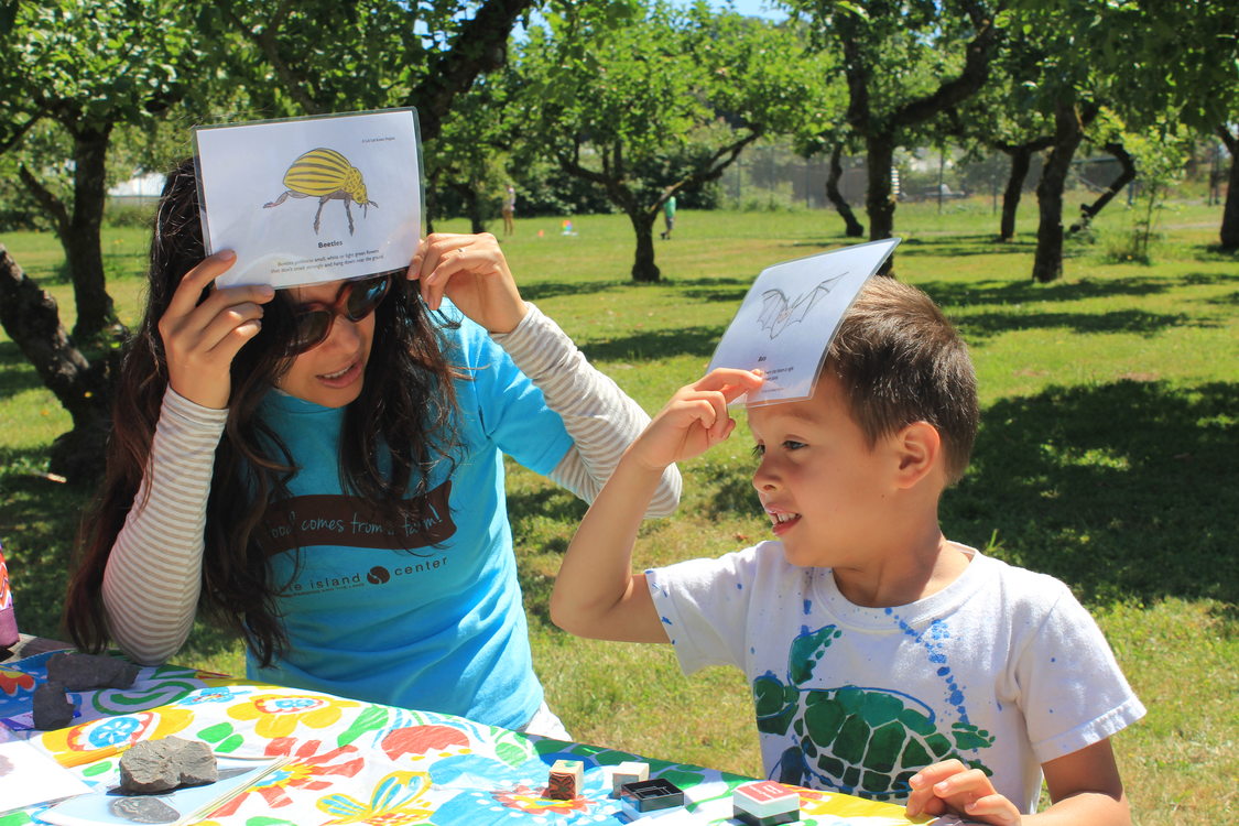 photo of guessing game at Pollination Celebration