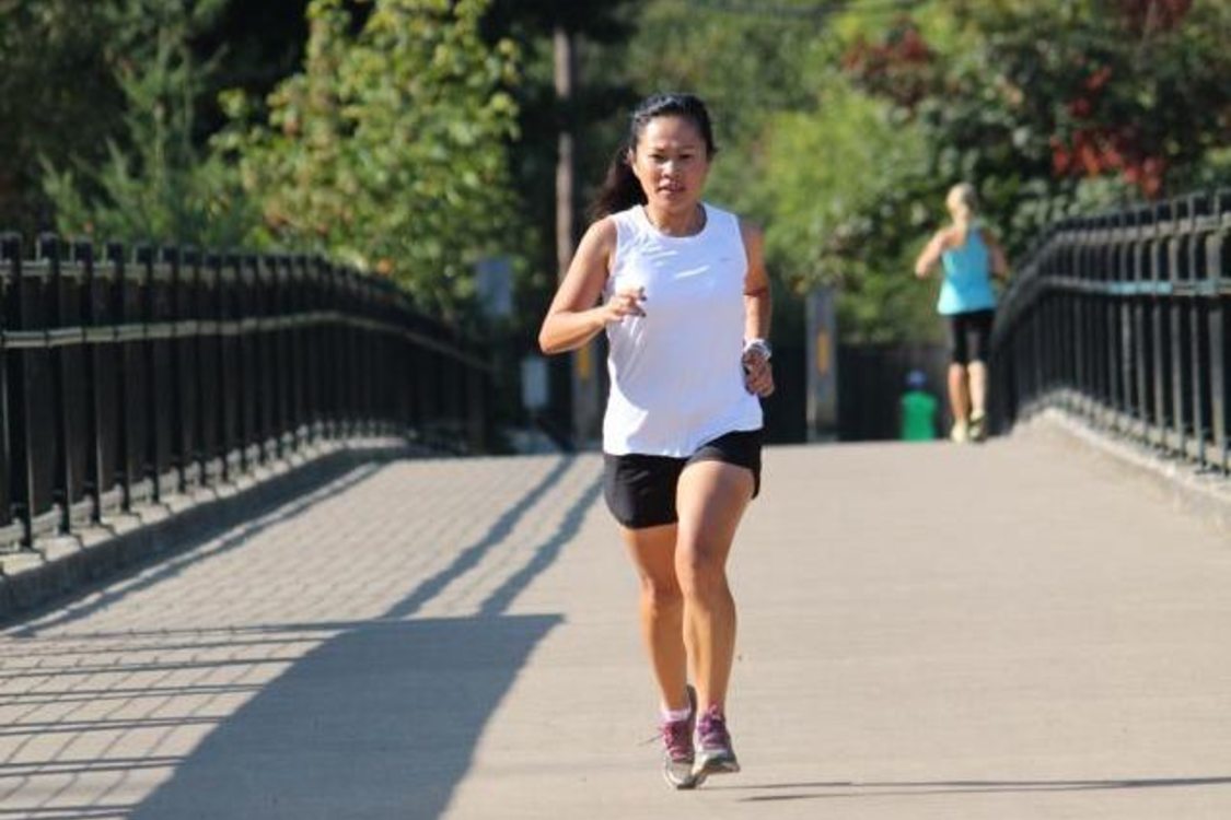 photo of Nang Dunn running