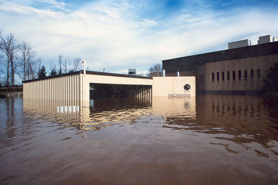 photo of Metro South in flood