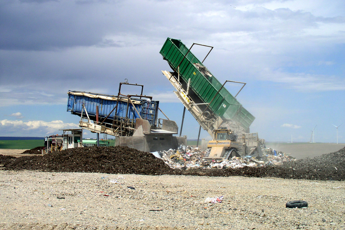 photo of a landfill