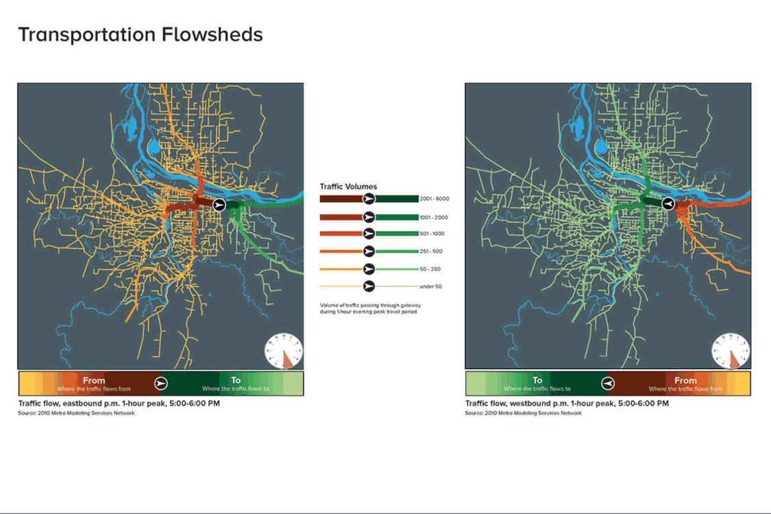 page from the mobility corridors atlas