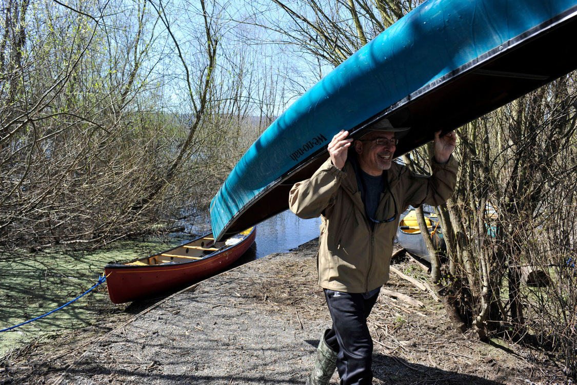 photo of Smith and Bybee canoeist