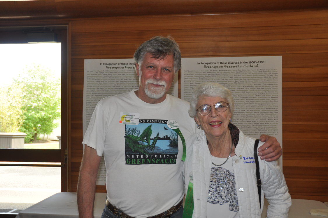 photo of Mike Houck and Barbara Walker