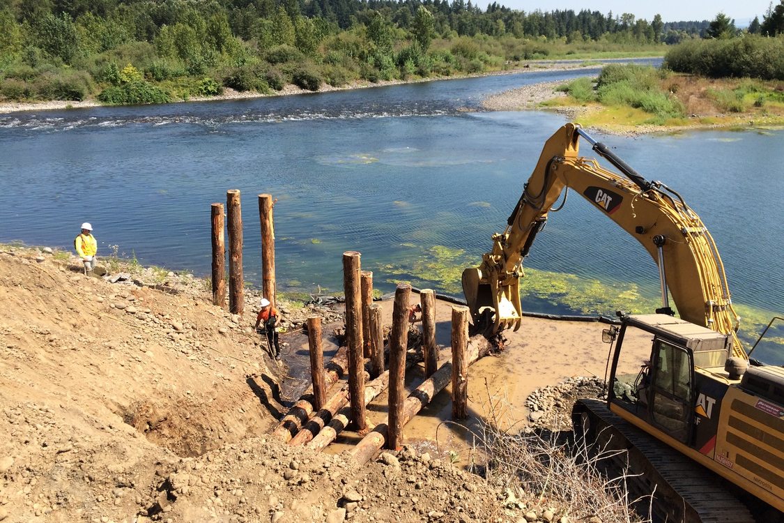 photo of restoration at River Island Natural Area