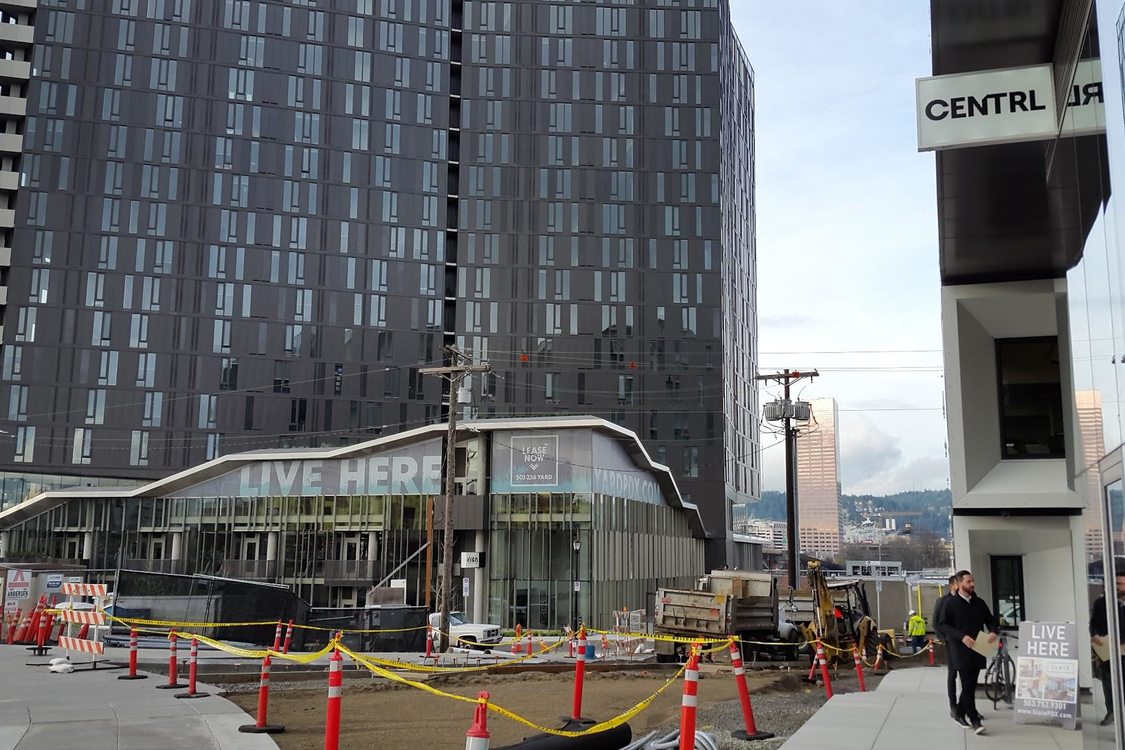 Slate, The Yard and construction at the Burnside Bridgehead