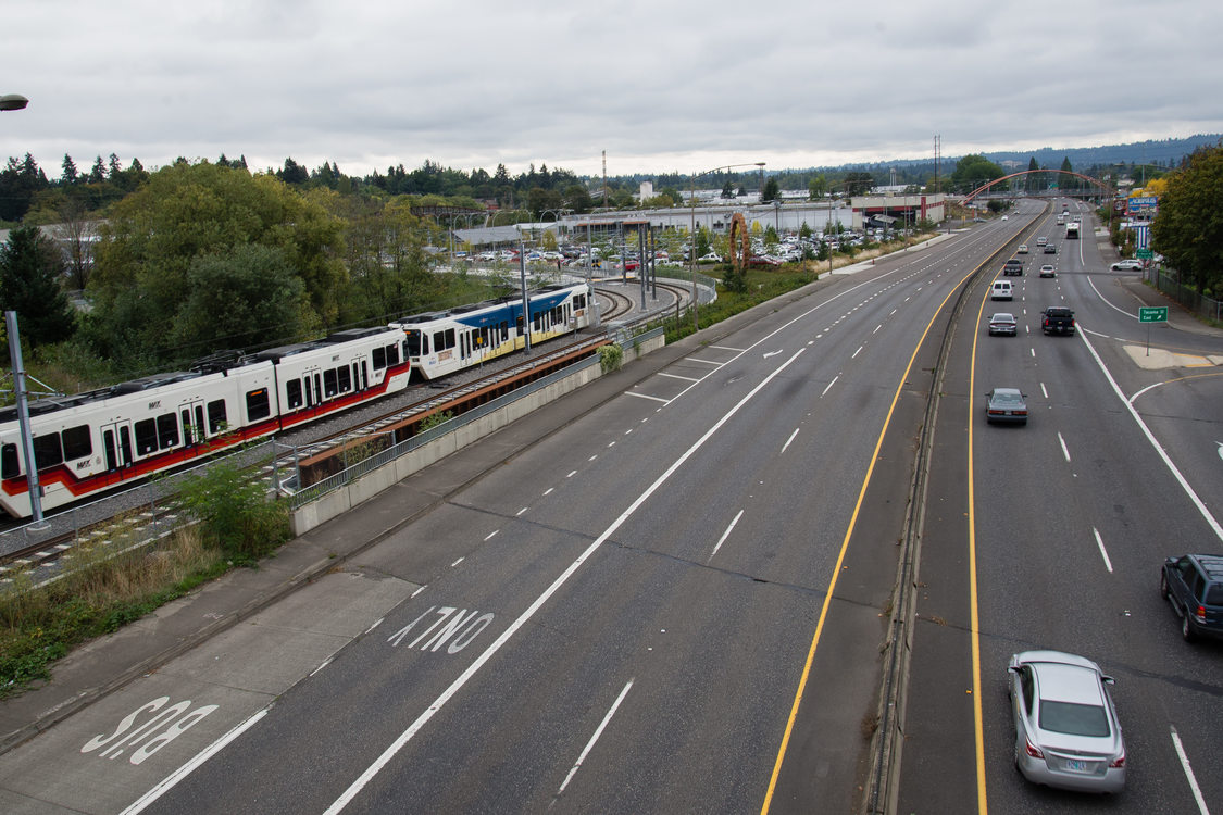 North Milwaukie MAX and McLoughlin Boulevard