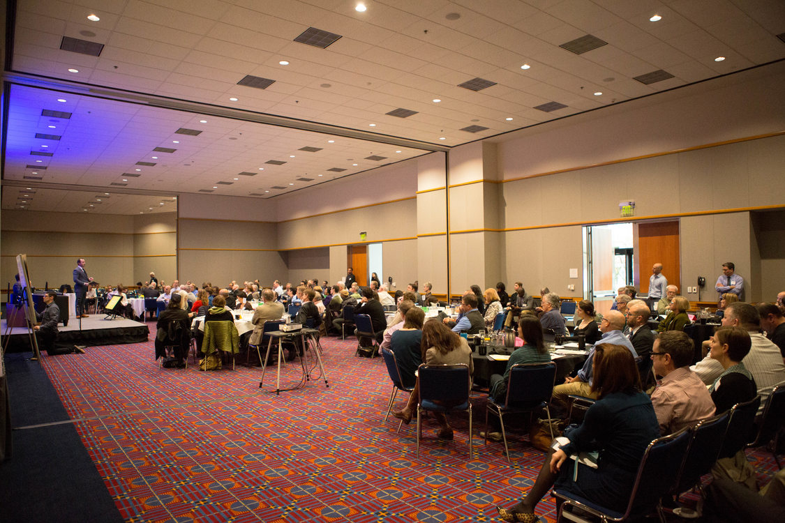 A view of the room at the Regional Leadership Forum, Friday Dec. 2, 2016