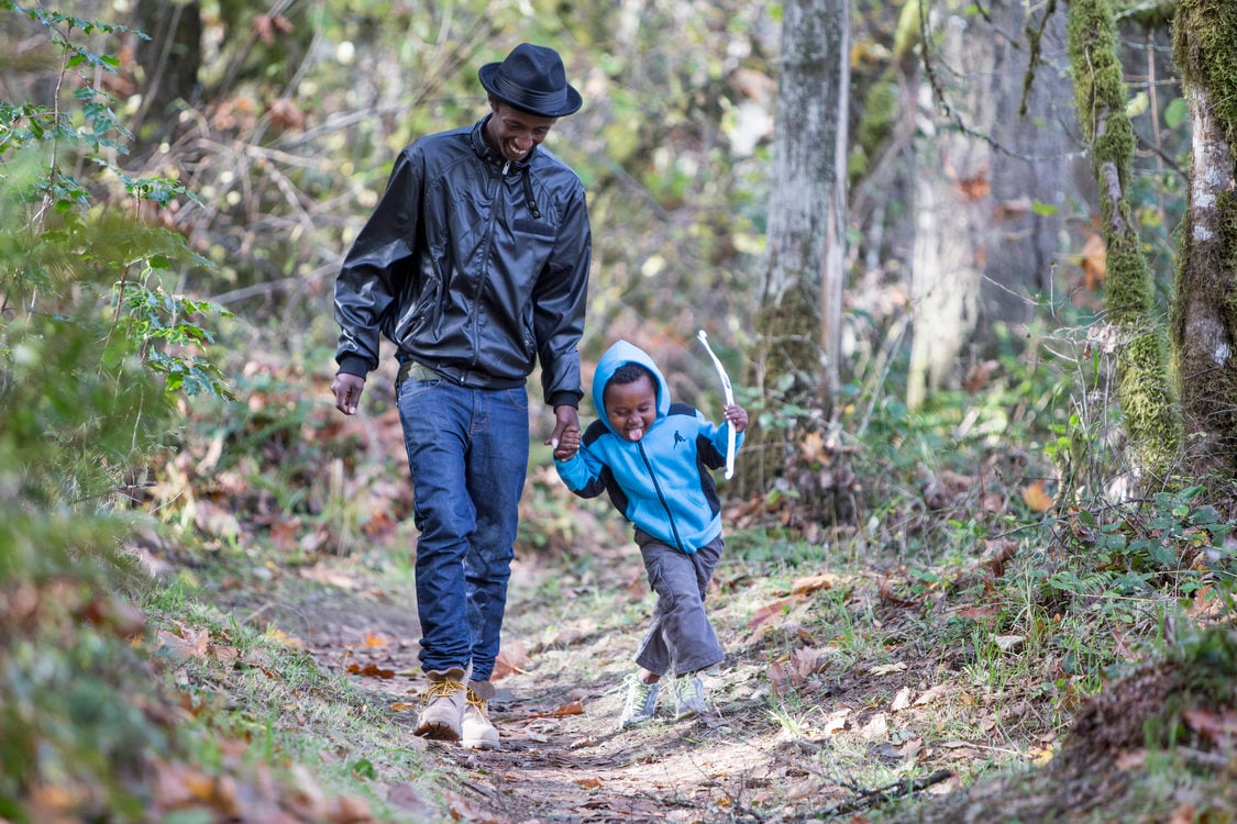 photo of Oxbow Regional Park visitors at Salmon Homecoming