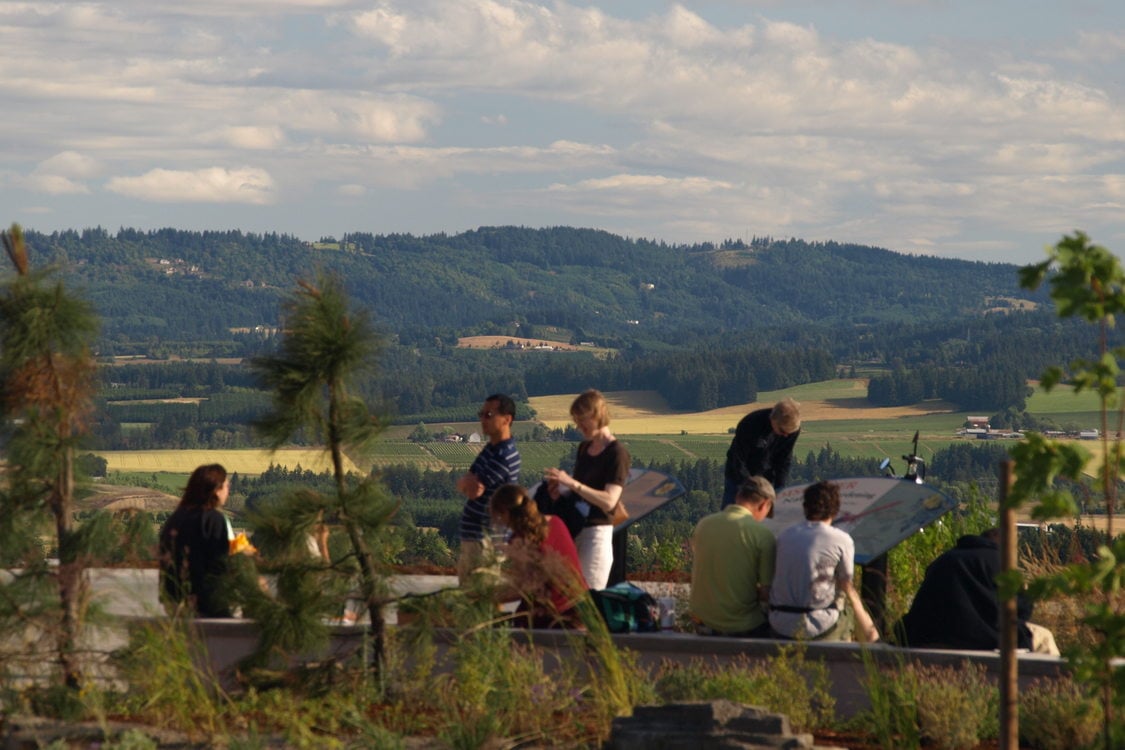 photo of people at Cooper Mountain