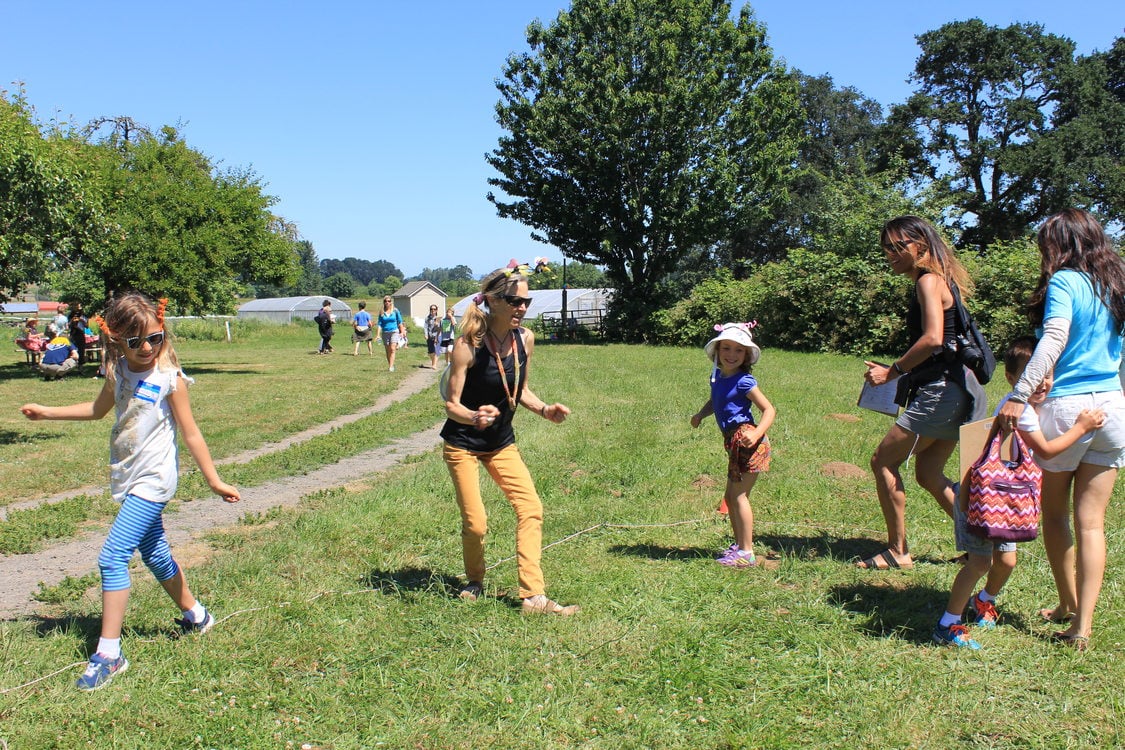 photo of waggle dance at Pollination Celebration 